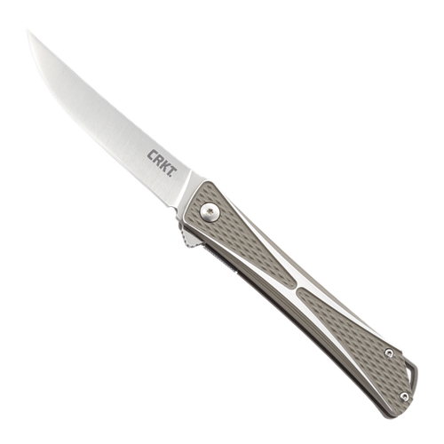 CRKT CROSSBONES SILVER KNIFE