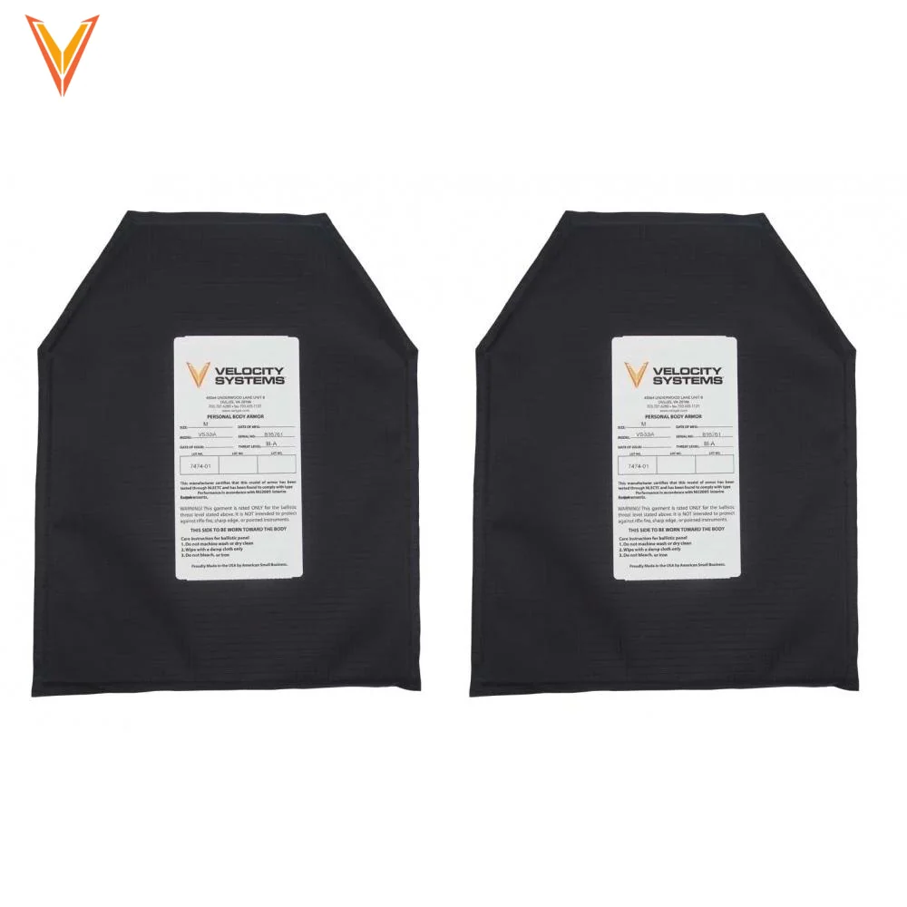 VELOCITY SAPI PLATE BACKER SOFT ARMOR NIJ IIIA 06
