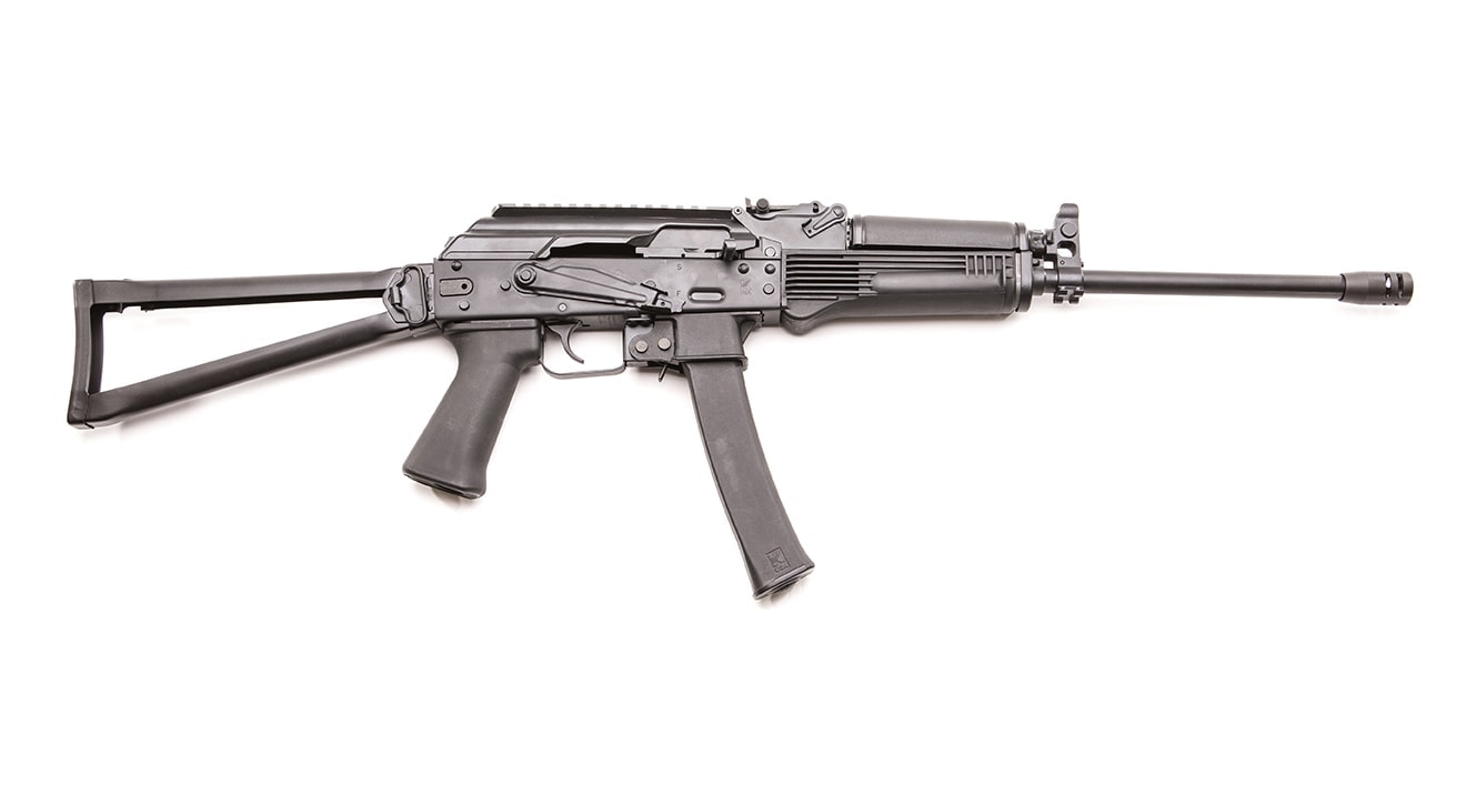 KALASHNIKOV RIFLE 9MM 16.25" BLACK 30RD SIDE FOLDI