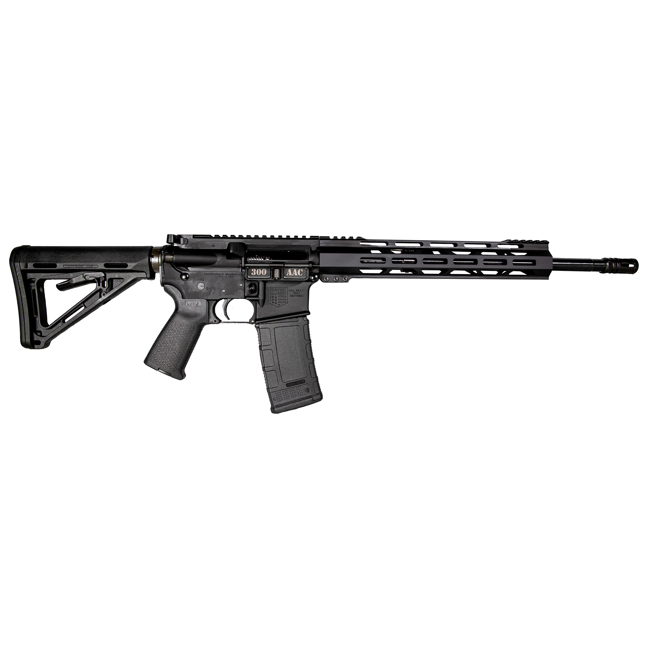 DIAMONDBACK DB15 300BLK 16" RIFLE BLACK 30RD MAG