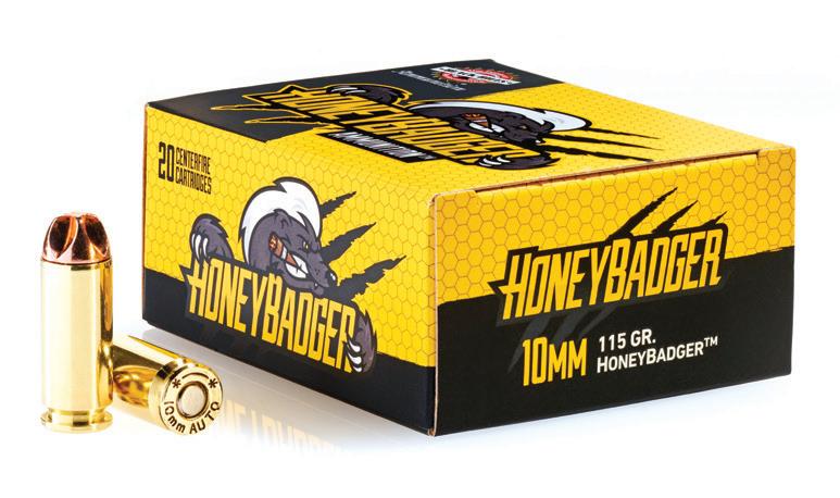 BLACKHILLS 115 GR HONEYBADGER 10MM 20RD BOX