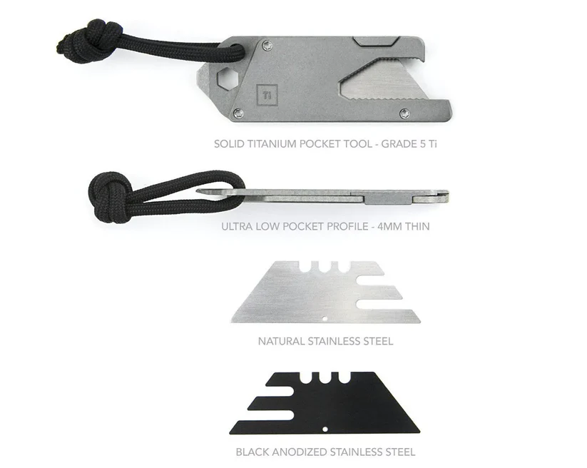 BIGI TITANIUM POCKET TOOL DELUXE TPT W/SHEATH VERS - Image 2