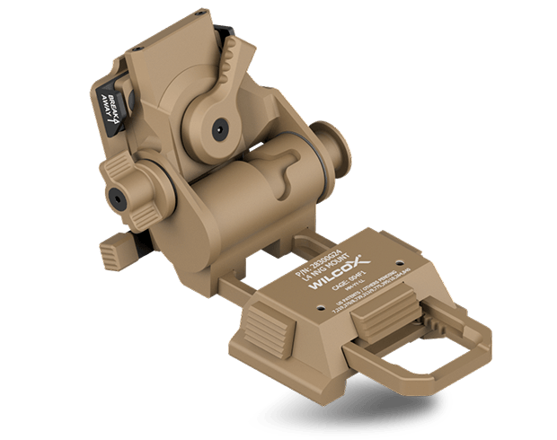 WILCOX G24 BREAKAWAY NVG HELMET BASE/MAGNET MOUNT