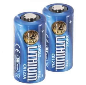 ASP CR123A LITHIUM BATTERIES 2 PACK